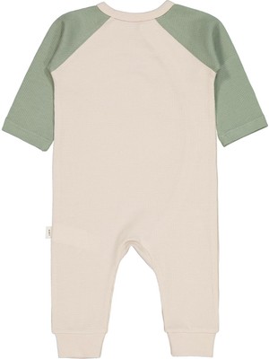 Civil Baby Dinozor Baskılı 6-18 Ay Tulum - Bej 18-24 Ay