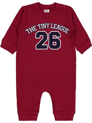 Civil Baby 26 Baskılı 6-18 Ay Tulum - Bordo 9-12 Ay