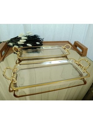 Elta Collection 2 Li Kulplu  Madlen Sunum  Servis Tabağı