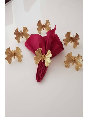 Elta Collection Kelebek Detaylı Peçete Halkası