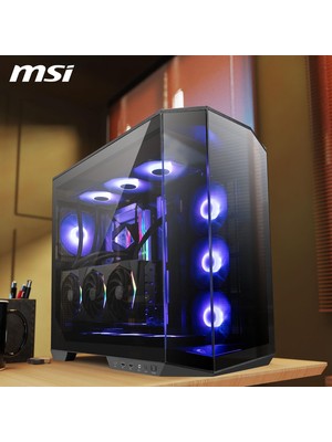 MSI Msı Mag Force Pano 100R Rgb Gamer Pro Max – Amd Ryzen 9 9900X3D  – Msı Nvidia Rtx 3050 – 16GB Ddr5 Ram – 1tb M.2 SSD – Sıvı Soğutma