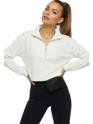 Rays Fermuar Detay Kazak Ekru 3065A