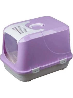 GND Orta Boy Kapaklı Kedi Tuvaleti Kabı