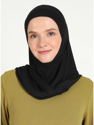 Ecardin Çeneli Rahat Viskon Scarfs Hjab