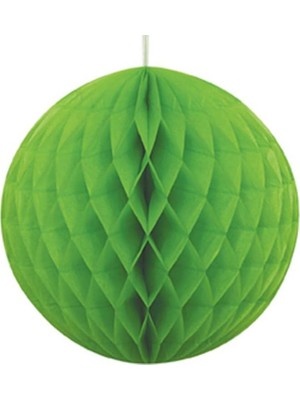 Pandoli Yeşil Renk Honeycomb Petek Dekor Asma Süs 35 cm 1 Adet Yılbaşı