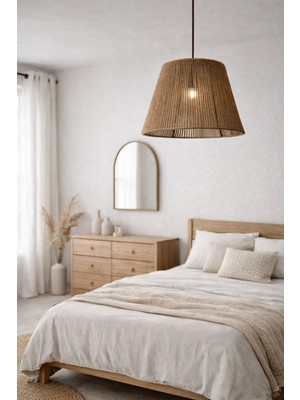 Yutedekor El Yapımı Bohem Jüt Avize | Arne 30 cm.