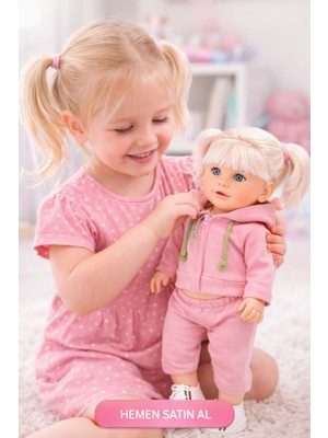 Kız Bebek Sportif Büyük Boy Et Bebek (45 Cm) Açık Pembe