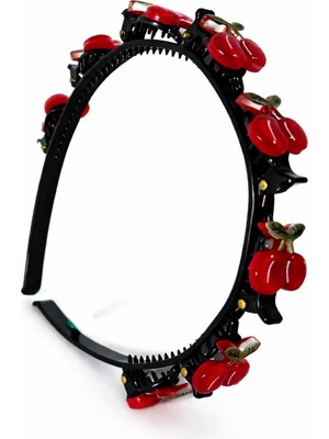 New Obsessions Kiraz Figürlü Mandallı Saç Bükücü Çocuk Taç