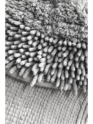 Storemax Macoroni Gri 2li Set Banyo Halısı