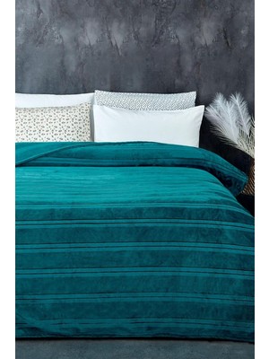 Storemax Yumuşak Çift Kişilik Battaniye 180X230 cm Turkuaz