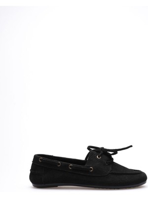 Shoegar Kadın Siyah Günlük Süet Ayakkabı SHTR27MS06A