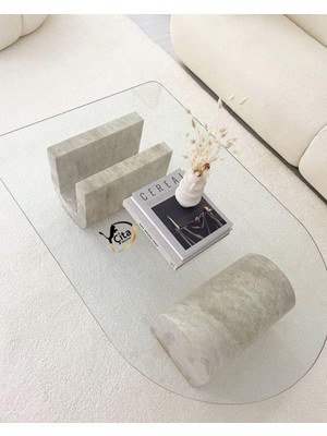 Jully traverten Orta Sehpa