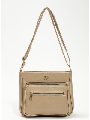 Morpelikan Kadın Ayarlanabilir Çarpraz Askılı Dört Cepli Omuz Çantası