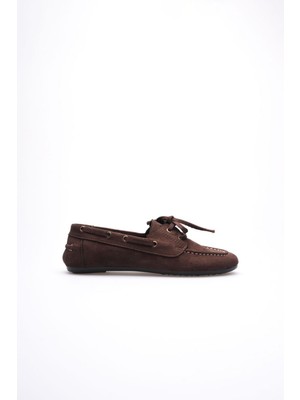 Shoegar Kadın Acı Kahve Günlük Süet Ayakkabı SHTR27MS06E