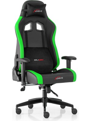 Xdrive 15'li Profesyonel Oyuncu Koltuğu Yeşil/siyah