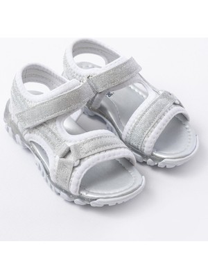 Kız Çocuk Renkli Spor Kaydırmaz Taban Sandalet