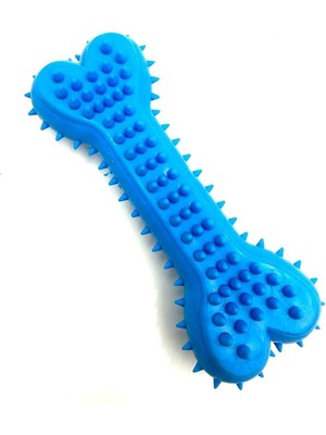 Tasma Market Mavi Kemik Modelli Diş Kaşıma Tartar Temizleme Köpek Oyuncağı Mavi