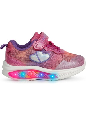 Buckhead Nina Kız Çocuk Işıklı Spor Ayakkabı - Pembe BUCK3042-009