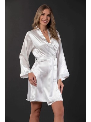 Kocabey  652 Kısa Saten Sabahlık