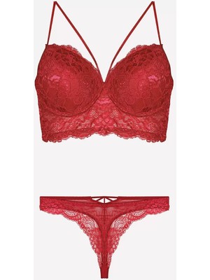 Kocabey  4330 Desteksiz Dantelli Sütyen Takım