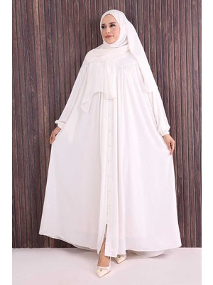 Robalı Britli Ferace 6022 Ekru