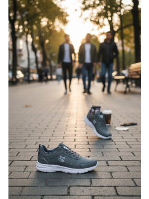 Enoch Erkek Tabanlı Koşu ve Yürüyüş Ayakkabısı - Fileli Sportif Sneaker