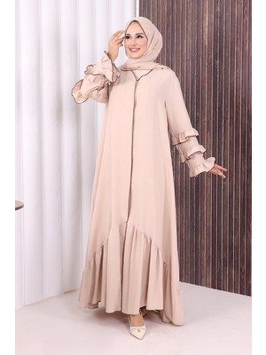 Bym Fashion Ferace ŞAL HEDİYE   70018 Taş