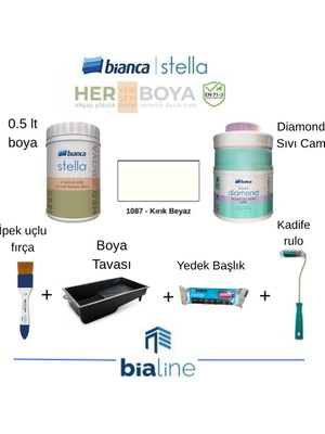 Bianca Stella Boya Seti - Tüm Renkler (6 Parçalı Diamond Boya Seti)