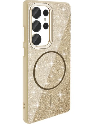 Gaappy Eksa Samsung Galaxy S25 Ultra Gold Kılıf