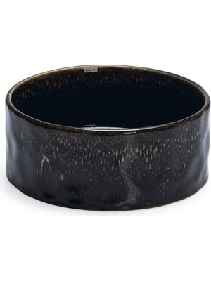 Dbl Köpek Mama Su Kabı, Seramik, Siyah, 18CM, 1200ML