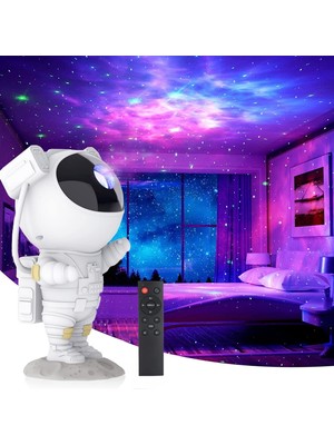 Technosmart Renkli ve Dönen Star Master Projeksiyon Gece Lambası Mavi