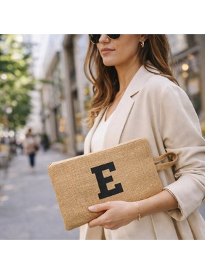 Doğal Keten Jüt El Çantası – Isme Özel Günlük Kullanım Için Ideal