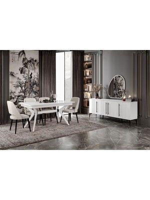 Doressa Tins Yemek Odası Takımı