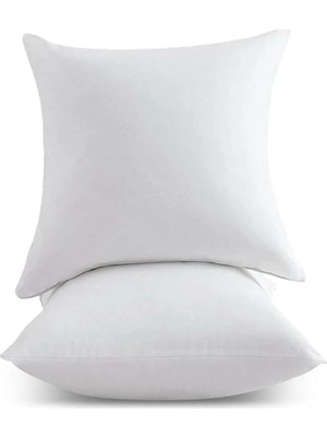 Anılsan 2 Adet Kırlent Iç Yastık Ekstra Dolgun 350GR Koltuk Yastığı Balkon Bahçe Aksesuar Yastığı 45