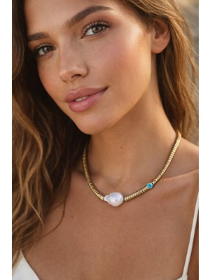 GADjewellery El Yapımı Barok Inci Kolye