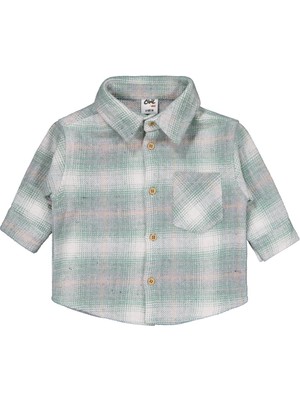 Civil Baby Oduncu 6-18 Ay Gömlek - Bej 12-18 Ay