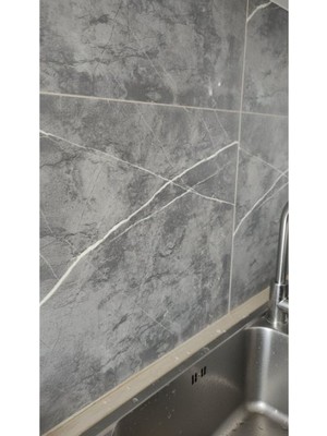 Ttt 30X30 Antrasit Mermer Desenli Duvar Sticker