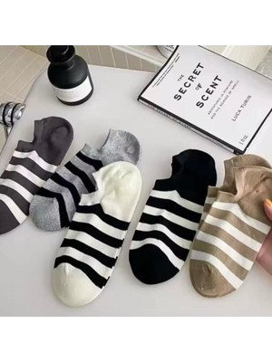 Çorap Kurdu 5'li Ekonomik Paket Unısex Kısa Patik Çorap Set
