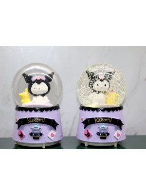 Ttt Kuromi Işıklı Müzikli Kar Küresi Orta Boy Model 2