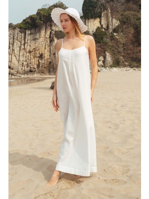 Jojomia Lavinia Askılı Uzun Günlük Elbise