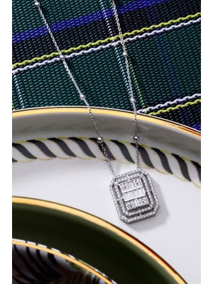 Innuendo 925 Ayar Gümüş Üçlü Baget Kesim Gümüş Bileklik