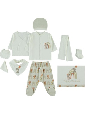 Civil Baby Erkek Bebek Zıbın Setleri  - Bej 0-1 Ay