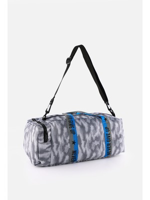 İcone Bag Çocuk Yıldız Baskılı Spor Çanta, Desenli Spor Çanta, Fermuarlı Detaylı Çocuk Spor Çanta,