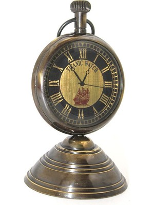 Ttt Masa Üstü Pirinç Saat Model 5