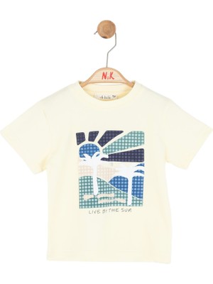 Nk Erkek Bebek Sun Tshirt 1-4 Yaş Sarı
