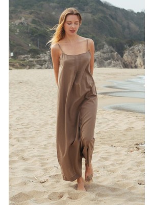 Jojomia Lavinia Askılı Uzun Günlük Elbise