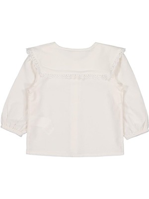 Civil Baby Kadife 6-18 Ay Gömlek - Ekru 18-24 Ay