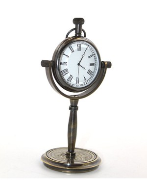 Ttt Masa Üstü Pirinç Saat Model 1