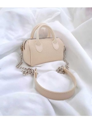 Farbag Mini Uzun Zincirli Kadın El ve Omuz Çantası