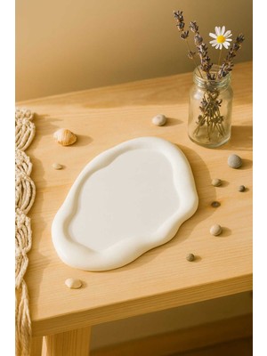 Akanart Dekoratif Bulut Beton Tabak